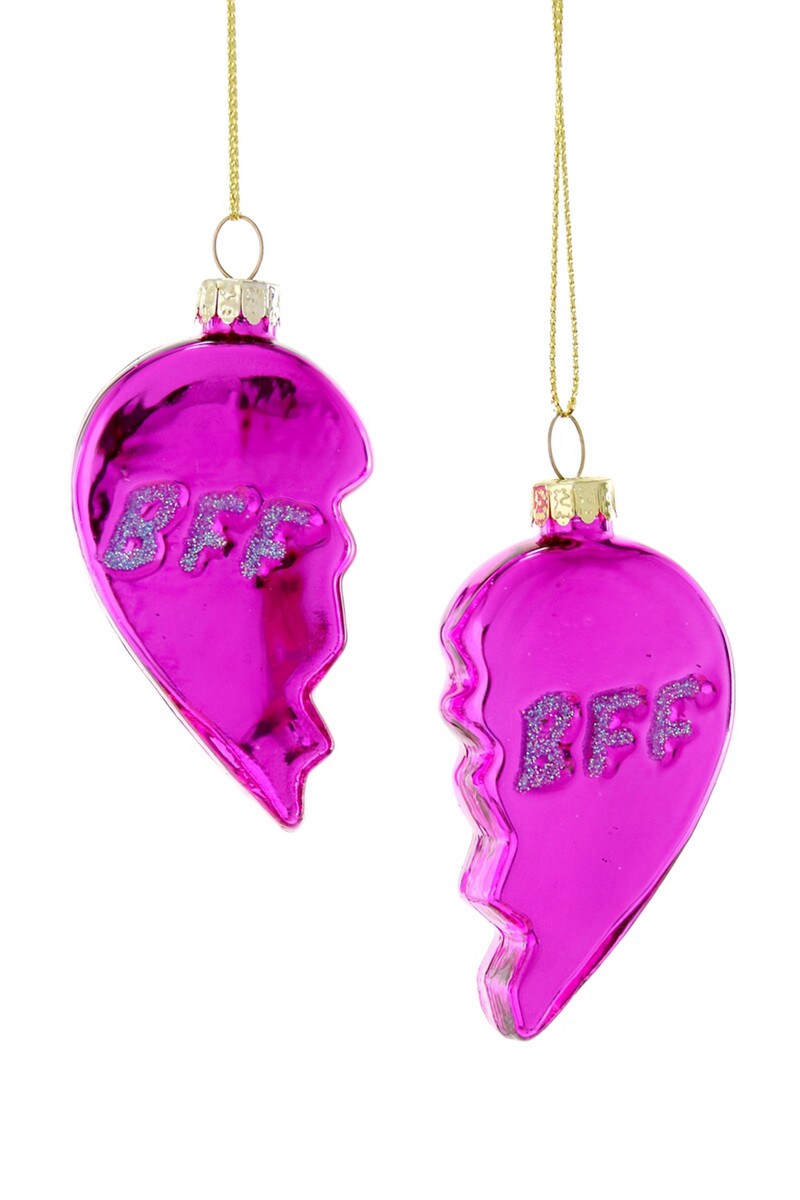 BFF Heart Set Ornament